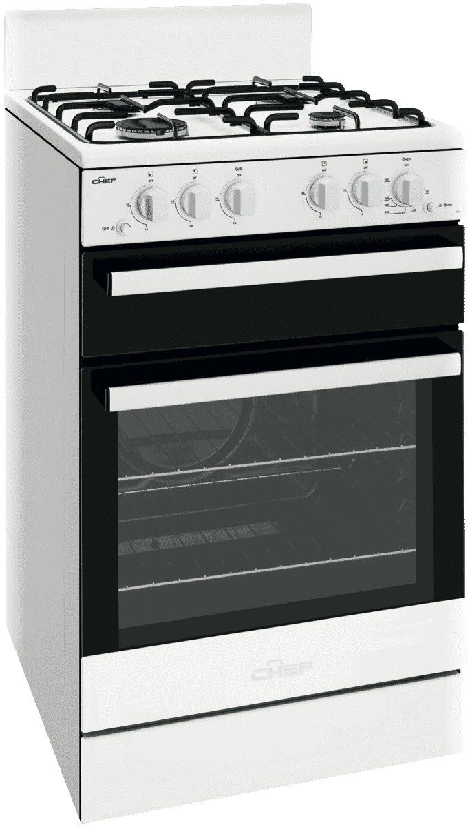Chef Freestanding Oven Natural Gas Cooker With Conventional Oven