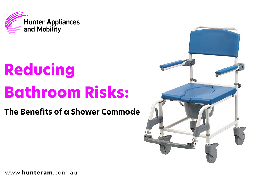 Shower Commode for Bathroom Mobility