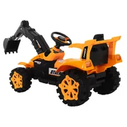 Lenoxx Children's Electronic Ride-on Excavator & Dump Truck, 30kg Capacity 6105
