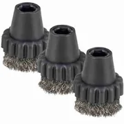 Euroflex Stainless steel brush (3pk)- suitable for models Vapour-M4S (SC1m1), Vapour-M6 (SC60R), Vapour-M6S AC3206283