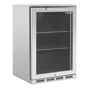 Husky 118L Single Door Alfresco Drinks Chiller MKII in Stainless Steel with Black Interior ALFC1840ELB