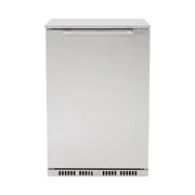 Husky 118L Solid Door Alfresco Drinks Chiller in Stainless Steel ALFC1SD840EL