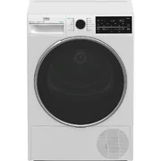 Beko 9kg Hybrid Heat Pump Dryer with Steam and WiFi - White BDPB904HW