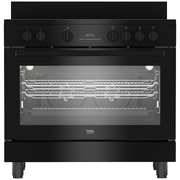 Beko 90cm Twin Fan Freestanding Cooker with Ceramic Cooktop BFCB917CMB