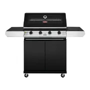 BeefEater 1200 Series 4 Burner BBQ with Side Burner - Black Enamel BMG1241BB