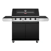 BeefEater 1200 Series 5 Burner BBQ with Side Burner - Black Enamel BMG1251BB