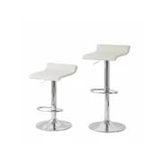 Lenoxx Bar Stool,  Swivel Leg, Pu Material, 33 X 38 X 86.5Cm BS523W