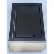 BeefEater 1200 Series 5 Burner BBQ Trolley with Side Burner and Shelf - Black Enamel BTR1251BB