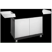 BeefEater 1200 Series 5 Burner BBQ Trolley with Side Burner and Shelf - Stainless Steel BTR1251SB