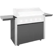 BeefEater 1600 Series Dark 5 Burner Built In BBQ Trolley with Side Burner BTR1651DA