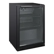 Husky 122L Single Door Homebar Drinks Chiller - Black C1HHMBBKAU
