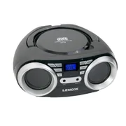 Lenoxx Basic Portable CD Player - Black CD813B