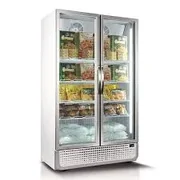 Husky 771L Double Glass Door Commercial Freezer - White F10PRO-H-WH-AU-HU