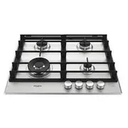 Whirlpool 60cm 4 Burner Gas Cooktop - Stainless Steel GMWL628IXLAUS