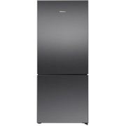 Hisense 417L Bottom Mount Fridge - Dark Stainless Steel HRBM418E