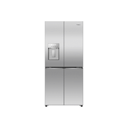 Hisense 483L PureFlat Slim French Door Fridge - Silver HRCD483TSW