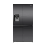 Hisense 585L PureFlat Eclipse French Door Fridge - Dark Stainless Steel HRCD586TBWB