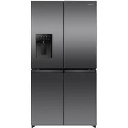 Hisense 640L PureFlex French Door Fridge - Dark Stainless Steel HRCD640TBW