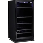 Husky Riserva 240L Dual Zone Freestanding Wine Fridge - Matt Black HUSWS72DMBZY