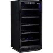 Husky Riserva 240L Single Zone Freestanding Wine Fridge - Matt Black HUSWS72SMBZY