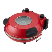Healhty Choice 12-inch Electric Pizza Oven - Red POR400