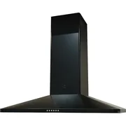 Sirius 900mm Ombra Black Canopy Rangehood with Onboard Motor SL22900BKEL