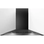 Sirius 900mm Velario Black Canopy Rangehood with SEM21/51 Offboard Motor SLTC97EMEL90-SEM2151