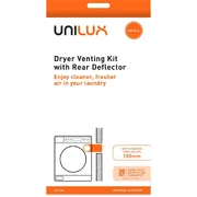 Unilux Universal Dryer Venting Kit, With Rear Deflector ULX104