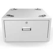 Unilux Universal Laundry Pedestal With Drawer And Lock (Not Heat-Pump Dryer Compatible) ULX110