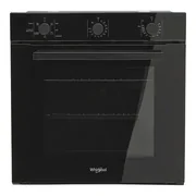 Whirlpool Built-In 60cm Multi Function Oven Black W3OMK35HR0BA