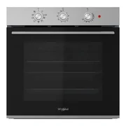 Whirlpool 60cm Air Fry Oven Mechanical, Hydro Clean - Black W4OMK381HU0XA