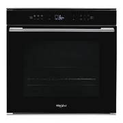 Whirlpool 60cm Multi-Function Pyrolytic Electric Oven - Black W7OM44S1PBLAUS