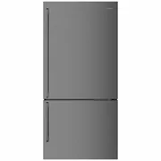 Westinghouse 496L Bottom Mount Fridge Right Hinge - Dark Stainless Steel WBE5304BC-R