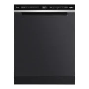 Whirlpool 60cm Power Clean 14 Place Setting Built Under Dishwasher - Black WDBU3I4PBSAU