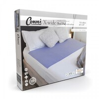 Conni X-Wide Bed Pad with Tuck Ins Mauve