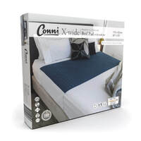 Conni X-Wide Bed Pad with Tuck Ins Teal/Blue