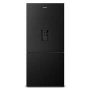 Hisense 482L Black Bottom Mount Fridge HRBM482BW
