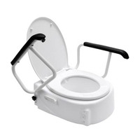 Raised Toilet Seat Swing Back Arms