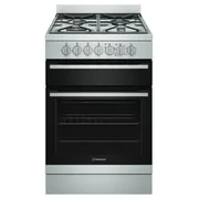Westinghouse 60cm Dual Fuel Upright Stove - Stainless Steel WFE612SC