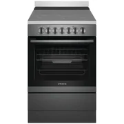 Westinghouse 60cm Electric Freestanding Oven and Ceramic Cooktop - Dark Stainless Steel WFE646DSCB