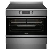 Westinghouse 90cm Induction Pyrolytic Freestanding Cooker with SteamBake - Dark Stainless Steel WFEP9757DD