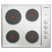 Westinghouse 60cm Electric Cooktop - Stainless Steel WHS642SC