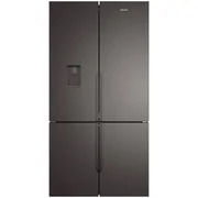 Westinghouse 564L French Quad Door Fridge with Water Dispenser - Matte Black WQE5660BA