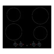 Whirlpool 60cm 4 Zone Built In Ceramic Cooktop with Knob Control WRK6140AUS