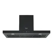 Whirlpool 90cm Auto Clean T-Box Canopy Rangehood - Black WT9BTABC
