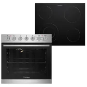 Westinghouse 60cm Electric Oven and 60cm Ceramic Cooktop Pack WVE645SC